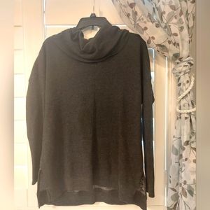 Loose cowl-necked sweater